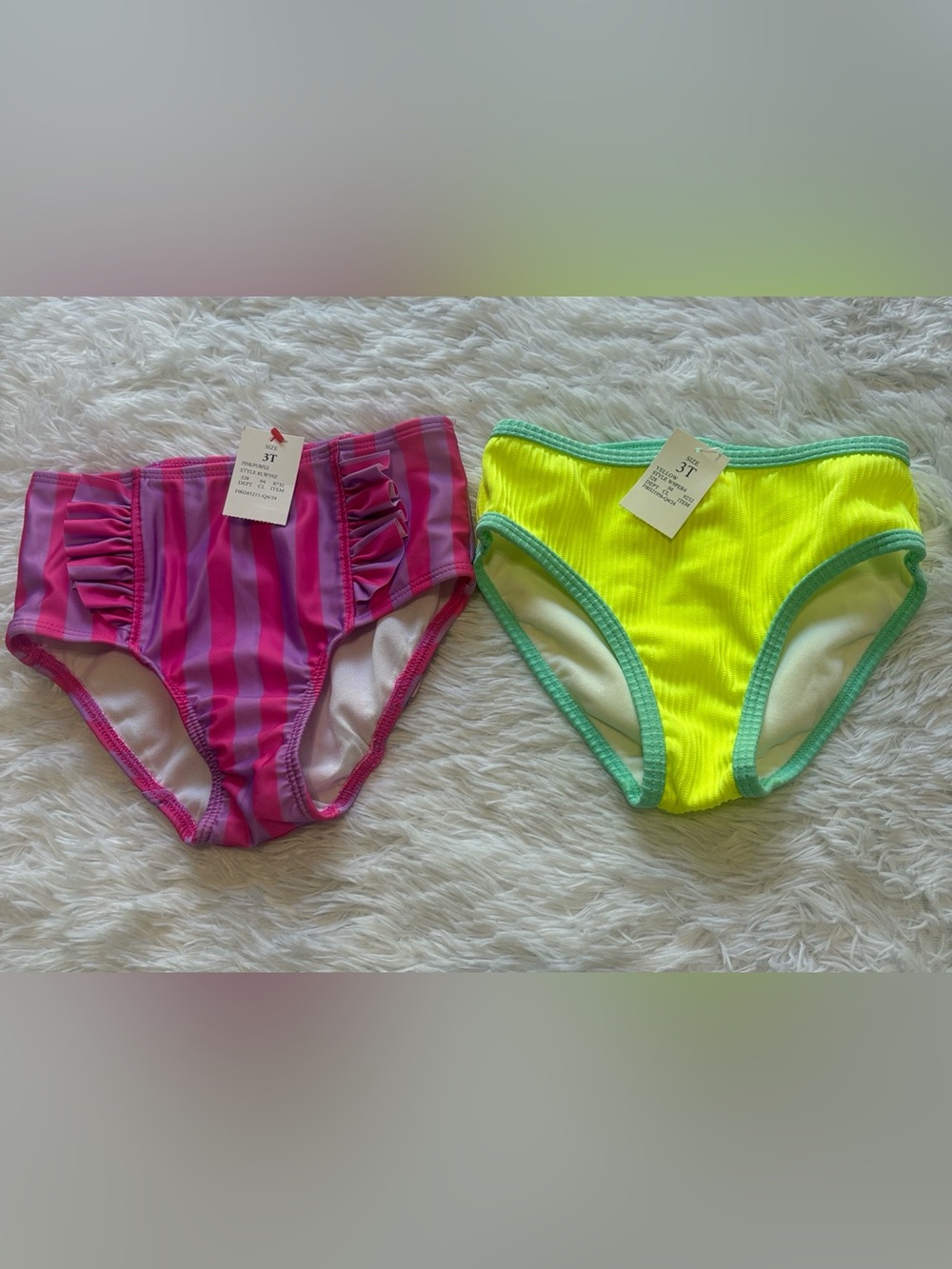 NWT Cat & Jack Bundle Of 2 Swim Bottoms Only Size 3T